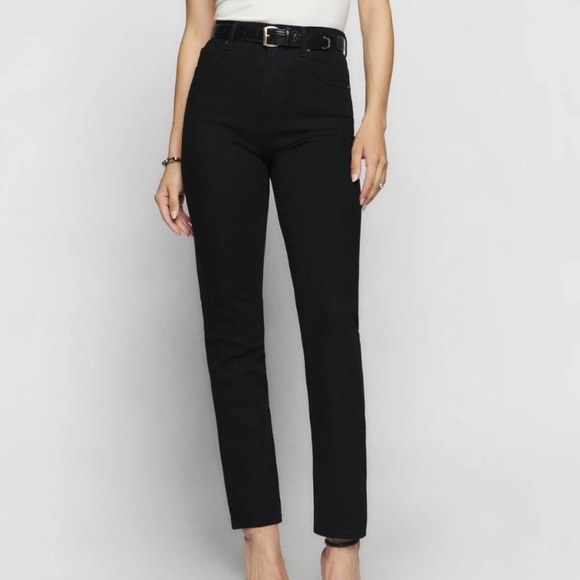 Reformation Liza Ultra High Rise Straight Jeans Size 26 - Picture 1 of 9